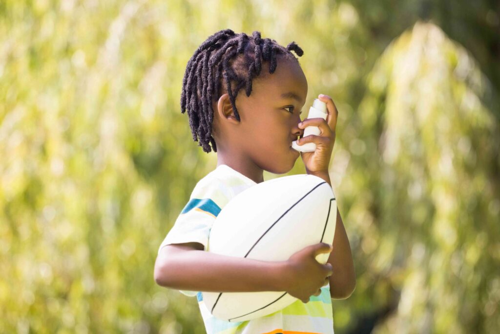 Child with asthma